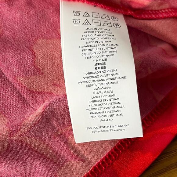 Michael Kors Shadow Fleur Print long sleeve top deep pink - PL - Picture 11 of 11